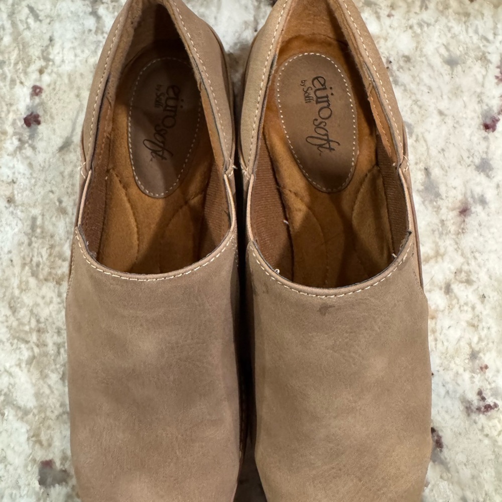 New Euro Soft womens Everett flats size 9.5 tan leather loafers fairycore - Picture 7 of 9